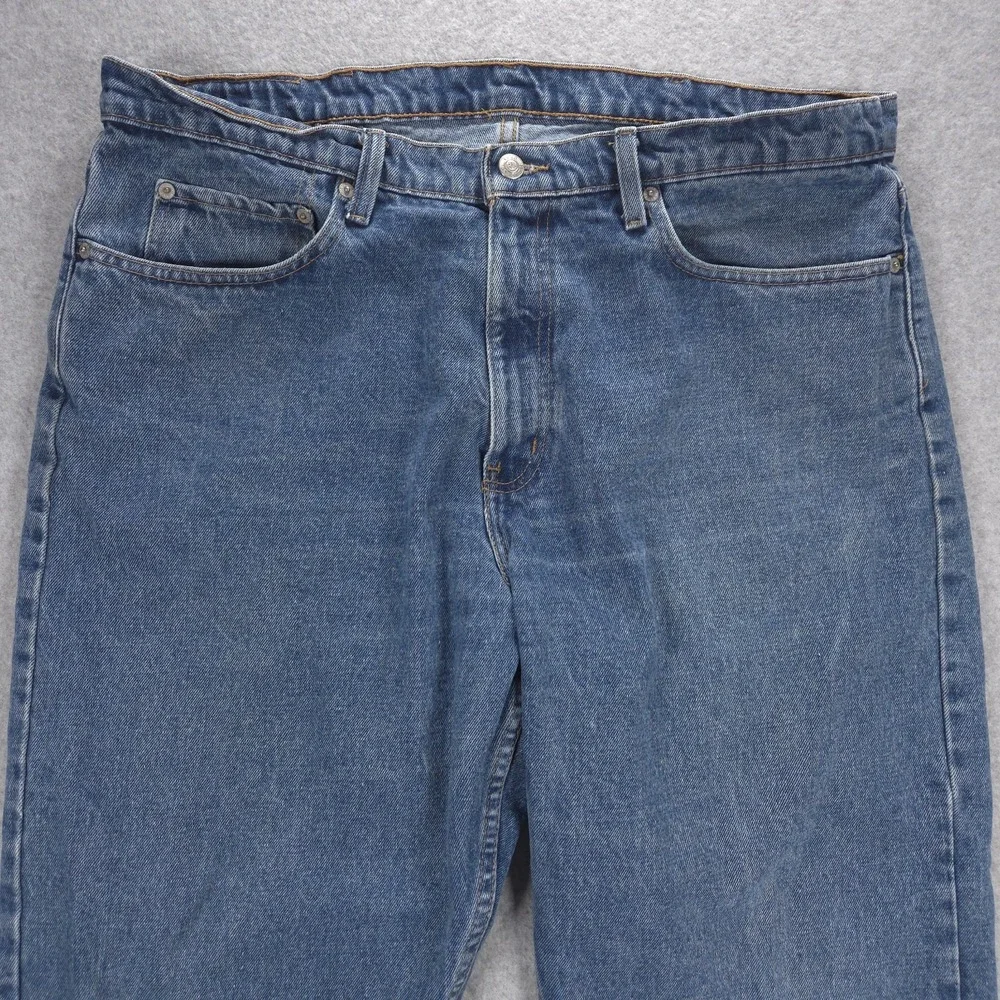 Polo Jean Co Ralph Lauren Vintage Mens 40x30 Indigo Blue Relaxed Denim Jeans Y2K